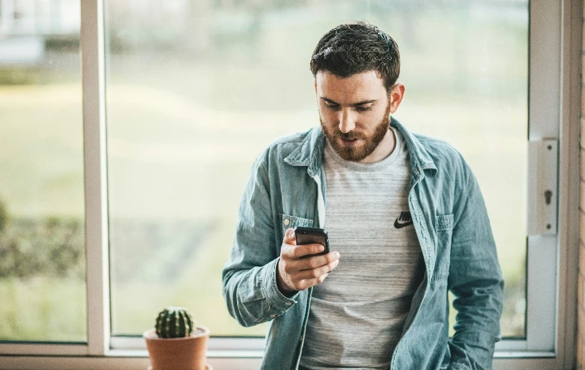 User with phone